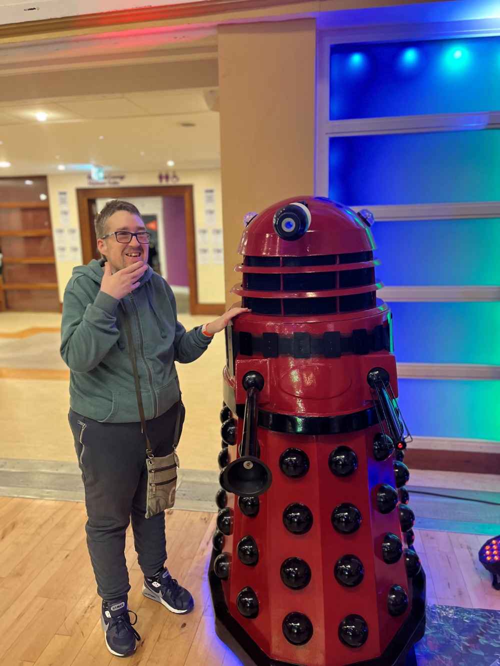 Person with a dalek