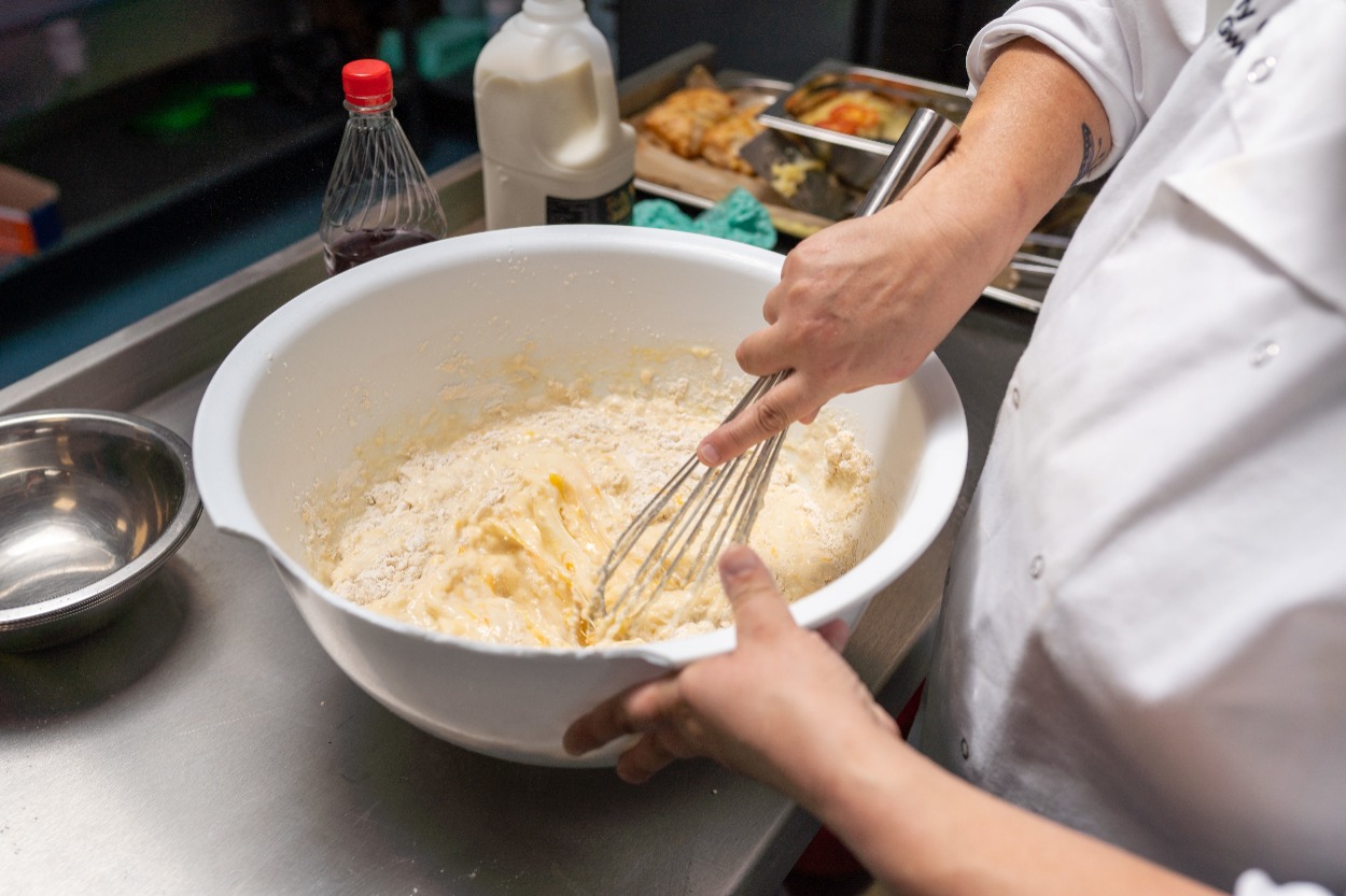 Mixing bowl of ingredients